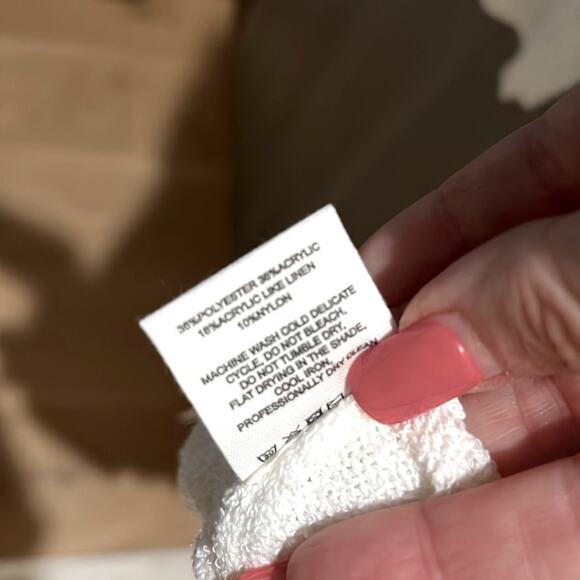 NWT $128 REVOLVE RUMORED Vermont white knit mini dress L winter wedding - Picture 8 of 16